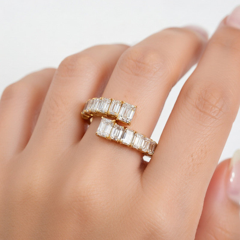 Emerald Ascent Eternity Band - view 2