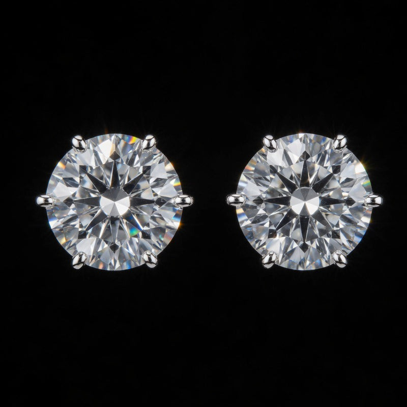 Classic Round Brilliant Solitaire Studs I