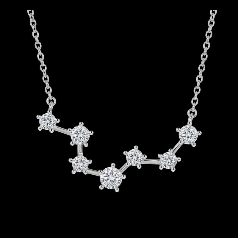 Cassiopée – Diamond Constellation Necklace